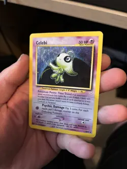 Pokemon TCG Celebi Neo Revelation Holo Rare Card - 3/64 DOUBLE HOLO MISPRINT - Image 2