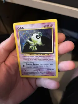 Pokemon TCG Celebi Neo Revelation Holo Rare Card - 3/64 DOUBLE HOLO MISPRINT - Image 4