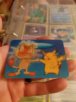 1998 Pikachu & Meowth Pioneer Viz Video DVD Pokemon Promo Card #0032D - Image 2