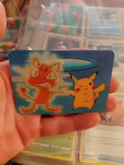 1998 Pikachu & Meowth Pioneer Viz Video DVD Pokemon Promo Card #0032D - Image 4