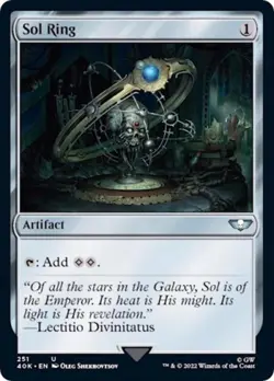 Sol Ring (251) (Surge Foil) -Foil Near Mint MTG Universes Beyond: Warhammer 40K - Image 1