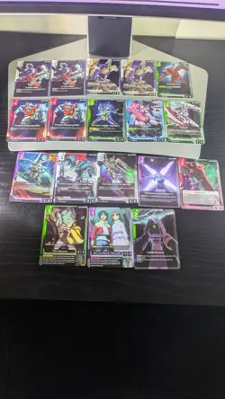 Gundamn Card Game Gd02 Dual Impact & Gd03 Steel Requiem Bulk Card Lot C, U,C, Rs - Image 2