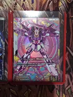 Z Gundam (Biosensor) Card GD03-071 R+ Gundam Card Game w/ bonus age-2 019 LR+ - Image 2