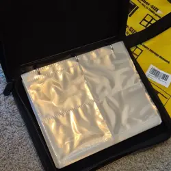 TCGAMES 3-Ring 9-Pocket Card Binder With Zipper Yellow Face Holds 720 Cards - Image 2