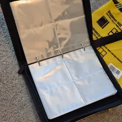 TCGAMES 3-Ring 9-Pocket Card Binder With Zipper Yellow Face Holds 720 Cards - Image 3