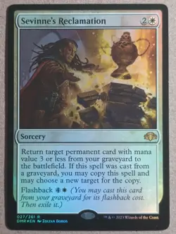 Sevinne's Reclamation x1 Foil DMR Dominaria Remastered MTG Magic the Gathering - Image 1