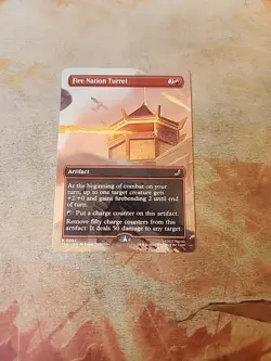 Fire Nation Turret Borderless Avatar The Last Airbender MTG NM - Image 1