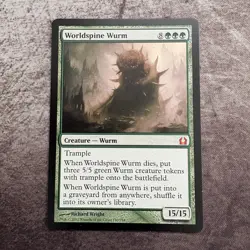 Worldspine Wurm - Return to Ravnica - MTG Magic the Gathering - NM - Image 1