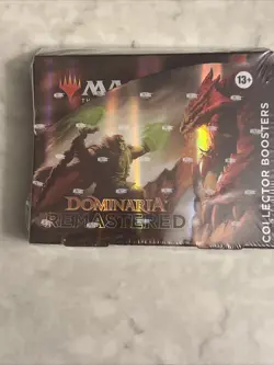 DOMINARIA REMASTERED COLLECTOR Booster Box 12 pack sealed MTG Shrink Tear OnBack - Image 1