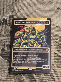 Heroes in a Half Shell (0096) (Borderless) (Surge Foil) Commander: Teenage... - Image 2