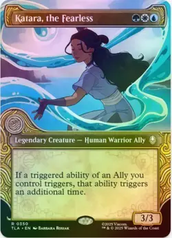 1 x Katara, the Fearless - Borderless - Foil - Avatar: The Last Airbender-LP-MTG - Image 1