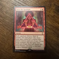 Wizards Seize the Spotlight Rare Sorcery Commander New Capenna Regular Red Engl… - Image 1