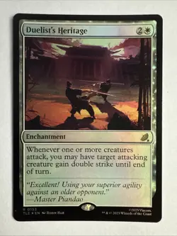 MTG: Avatar: The Last Airbender Eternal-Legal, Duelist's Heritage - Foil - Image 1
