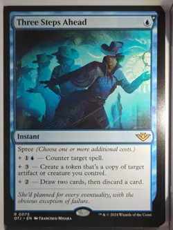 Three Steps Ahead - R75 - MTG - Outlaws of Thunder Junction (OTJ) - Image 1