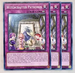 Yugioh! 3x Witchcrafter Patronus MP21-EN085 Common 1st Ed NM - Image 1