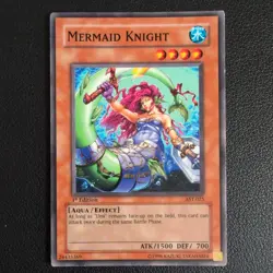 AST-025 Mermaid Knight 1st Edition YuGiOh Trading Card - Image 1