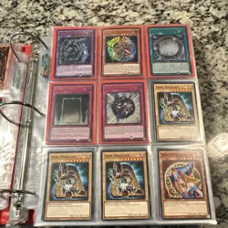 Konami Yu-Gi-Oh! TCG Binder Collection Dark Magician Girl Timaeus Gardna Lot - Image 1