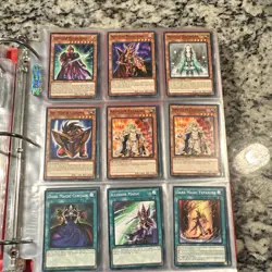 Konami Yu-Gi-Oh! TCG Binder Collection Dark Magician Girl Timaeus Gardna Lot - Image 3