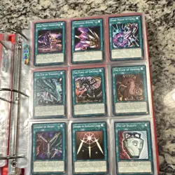 Konami Yu-Gi-Oh! TCG Binder Collection Dark Magician Girl Timaeus Gardna Lot - Image 4