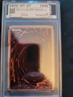 PSA 9 Mirror Gate Tactical Evolutions 1st Edition EN063 Super Rare Yugioh - Image 2