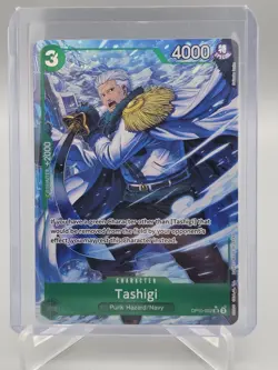 One Piece Royal Blood Tashigi OP10-032 SR Alternate Art Parallel Navy SR NM - Image 1