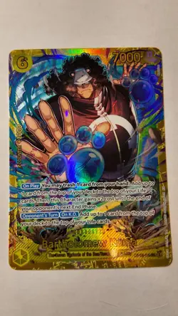 One Bartholomew Kuma SEC OP12-119 - One Piece TCG Legacy Of The Master - Image 1