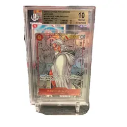Silvers Rayleigh One Piece CCG Two Legends Foil Card OP08-118 Manga Bgs 10 - Image 1