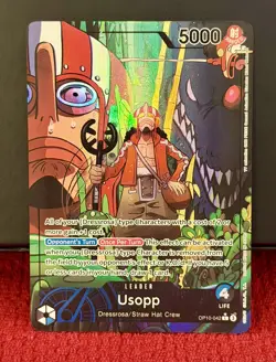 One Piece Usopp Alt Art Leader Royal Blood OP10-042 English - Image 1