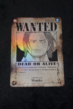 One Piece Shanks wanted SP OP09-004 - Image 1