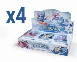 Disney Lorcana WINTERSPELL 4-Box Booster CASE FACTORY SEALED - Image 1