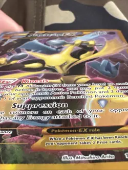 Alakazam EX Secret Rare Holo Pokemon Card TCG Fates Collide 125/124 - Image 3