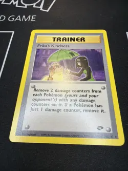 Pokemon Card Gym Challenge Rare Erika's Kindness 103/132 - NEAR MINT - Image 4