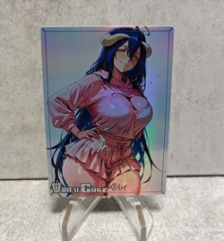 Albedo Trading Card Waifu Goddess Story Anime Girl holo Karte Manga Full Art - Image 1
