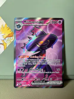 Mismagius ex 112/094 Full Art Holo Phantasmal Flames Pokemon Card - Image 1