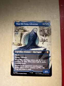 Avatar Wan Shi Tong Librarian Blue 0320 2025 English Card The Last Airbender - Image 1
