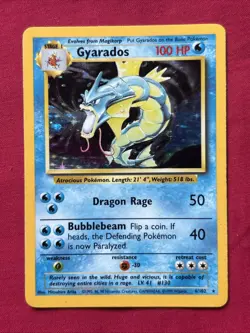Gyarados 6/102 Holo Shiny Card Pokemon (T28) - Image 3