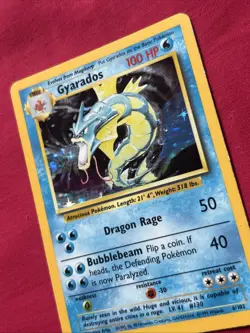 Gyarados 6/102 Holo Shiny Card Pokemon (T28) - Image 4