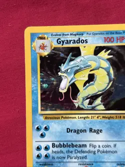 Gyarados 6/102 Holo Shiny Card Pokemon (T28) - Image 5