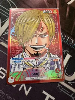 Sanji PRB01-001 Leader Alt Art PRB-01 One Piece Card English M/NM - Image 1