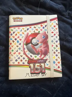 Scarlet Violet 151 Unfinished Master Set With 151 Binder! 272 Card Lot! - Image 1