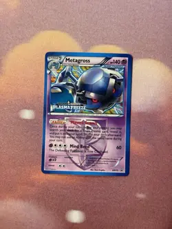 Metagross BW75 Plasma Freeze Black Star Promo Stamped Holo Pokemon Card. NM+ - Image 1