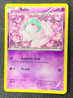 Ralts RC8/RC25 Holo Legendary Treasures Radiant Collection Pokemon Card 2013 - Image 1