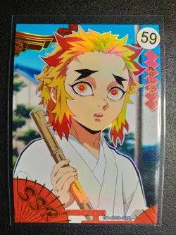 SSR Senjuro Rengoku Demon Slayer Trading Cards Kimetsu No Yaiba CCG - Image 1