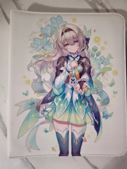 Anime Waifu Trading Card 9-Pocket 3-Ring Zipper Binder - Firefly - Image 1