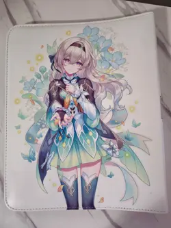 Anime Waifu Trading Card 9-Pocket 3-Ring Zipper Binder - Firefly - Image 2