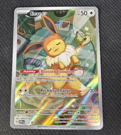 Eevee 173 Pokemon Center Exclusive Stamped Promo Pokemon Cards Holo Full Art - Image 1