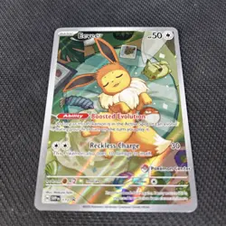 Eevee 173 Pokemon Center Exclusive Stamped Promo Pokemon Cards Holo Full Art - Image 5