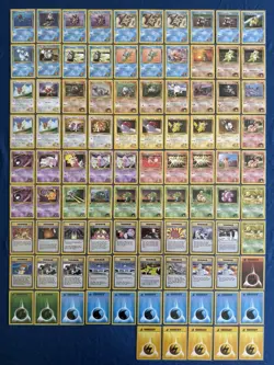 Pokemon TCG Vintage GYM Heroes LOT of 95 Cards LP 1st Edition Trainer Lot 1/2 - Image 1