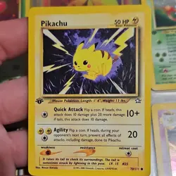 Pokemon Pikachu Neo Genesis 1st Edition 70/111 Regular Card English 2000 - Image 1