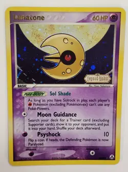 Lunastone Legend Maker 20/92 Reverse Holo Stamped 2006 Pokemon Card - Image 1